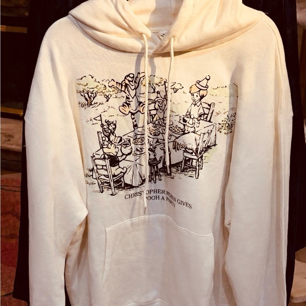 Disney Cream Winnie the Pooh Friends Hoodie